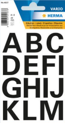 Artă și creativitate - Autocolant Vario litere A–Z negru 25 mm HERMA