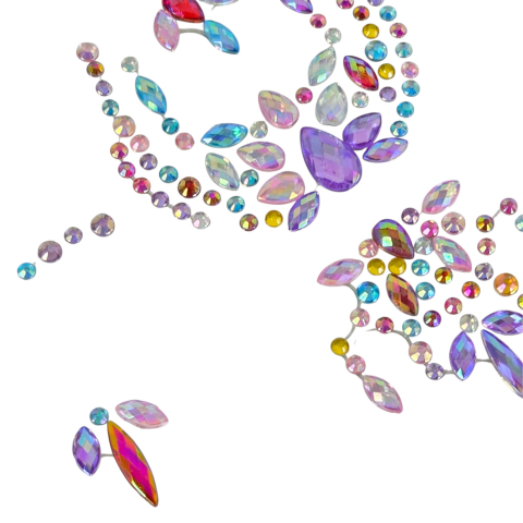 Stickere autoadezive diamant pentru fata si machiaj Party Joy [2]