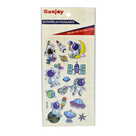Artă și creativitate - Stickere autocolante modele spatiale Sunjoy