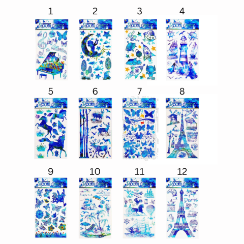 Stickere decorative caluti /orase modele diferite [1]