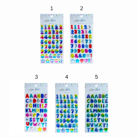 Stickere numere si litere modele diferite [1]