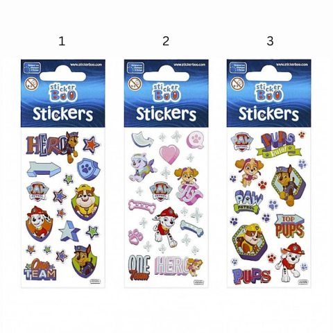 Stickere Paw Patrol 6.6x18cm Starpak [1]