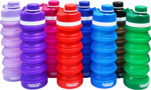 Accesorii școlare - Sticla apa pliabila B-Water Flex silicon 550ml