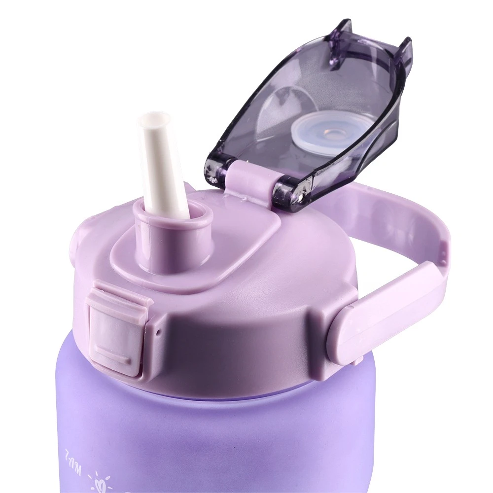 Sticla de apa Flowy 10 1500 ml roz pastel [1]