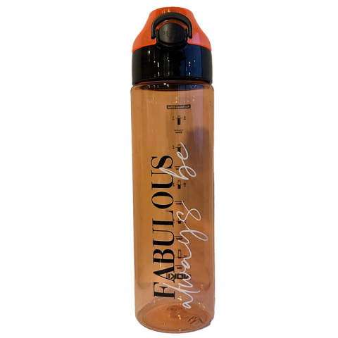 Pahare și sticle pentru scoală - Sticla apa tritan 630 ml cu deschidere automata Always be fabulous Noki