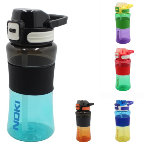 Noutăți Librăria Compas - Sticla apa Tritan 700ml cu pai deschidere automata Noki culori diferite