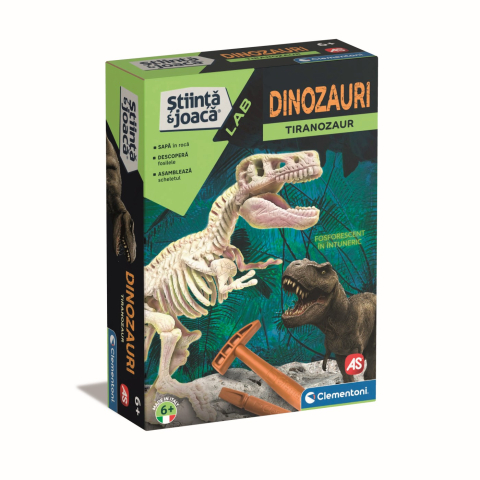 Jucării de creație - STIINTA SI JOACA DESCOPERA DINOZAURUL T-REX FLUO
