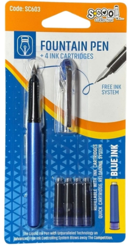 Stilou + 4 rezerve 1 set blister S-COOL [1]