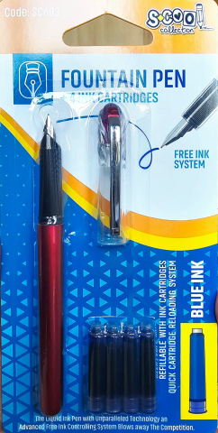 Stilou + 4 rezerve 1 set blister S-COOL [2]