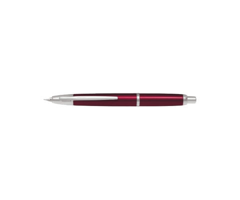 Stilou Capless Decimo Pilot rosu penita aur 18K alb [4]