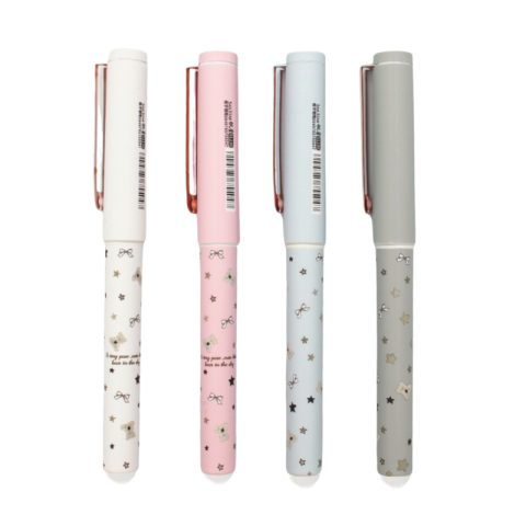 Instrumente de scris - Stilou cu cerneala termosensibila cu stergere 0.38 mm stelute culori diferite