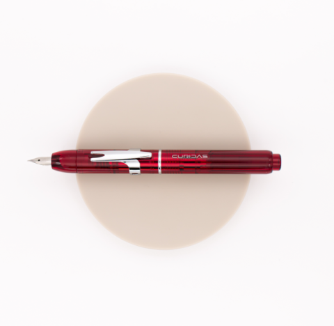 Instrumente de scris premium - Stilou retractabil Platinum Curidas Gran Red F