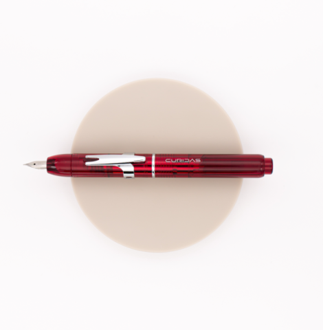 Instrumente de scris premium - Stilou retractabil Platinum Curidas Gran Red M