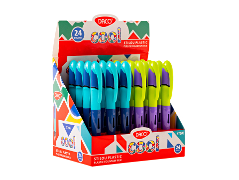 Instrumente de scris - Stilou plastic penita F Daco Cool