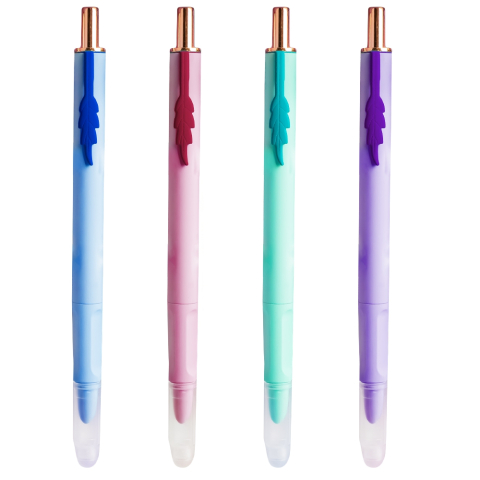 Noutăți Librăria Compas - Stilou din metal cu mecanism si cerneala termosensibila NEBO culori diferite