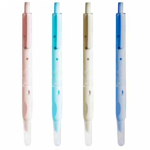 Instrumente de scris - Stilou din plastic cu mecanism cerneala termosensibila NEBO diverse culori