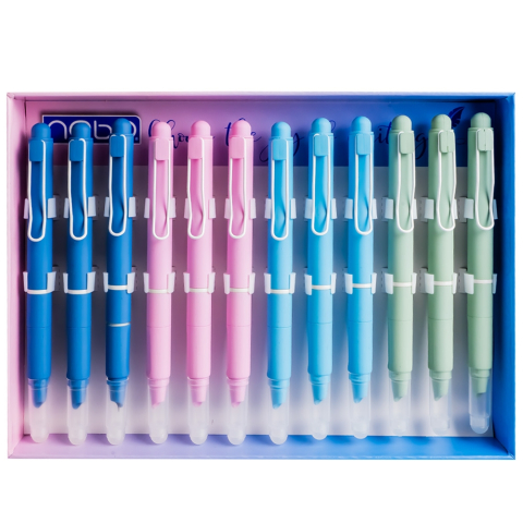 Stilou din plastic cu mecanism cerneala termosensibila Nebo [1]