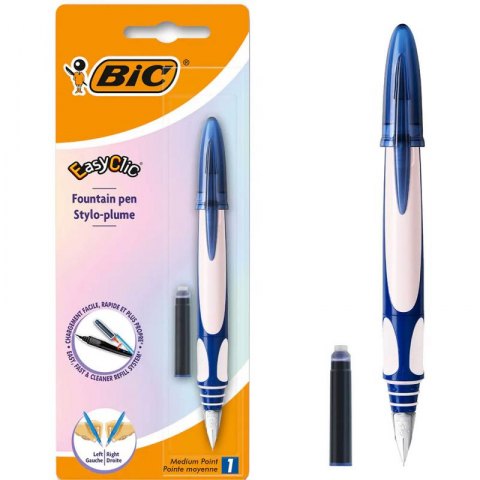 Birotică și accesorii birou - Stilou Bic Easy Clic penita M diverse culori