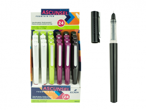 Stilou Ascunsel ECADA penita F diferite culori [1]
