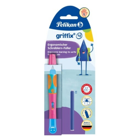 Stilou Pelikan griffix Lovely Pink penita L stangaci [1]