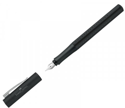 Stilou Faber-Castell Grip 2011 negru penita F [5]