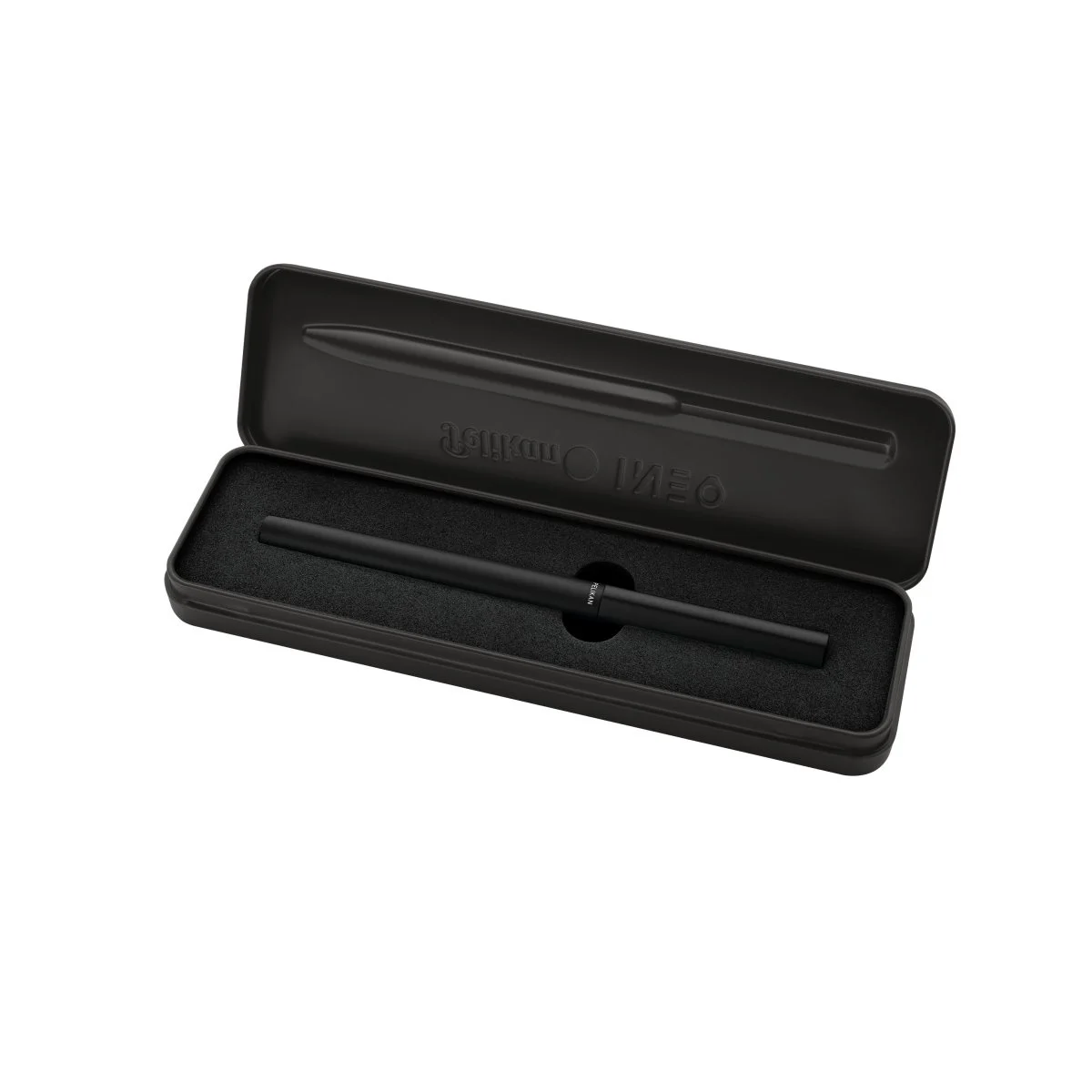 Stilou Ineo Elements Black Rock penita M in cutie metalica Pelikan [3]