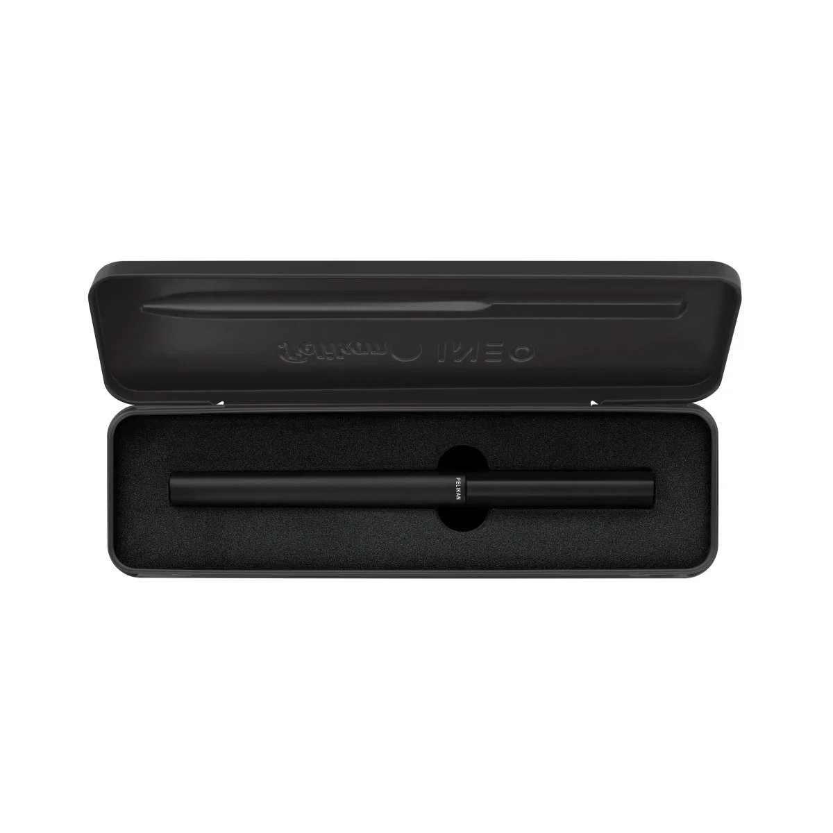 Instrumente de scris premium - Stilou Ineo Elements Black Rock penita M in cutie metalica Pelikan