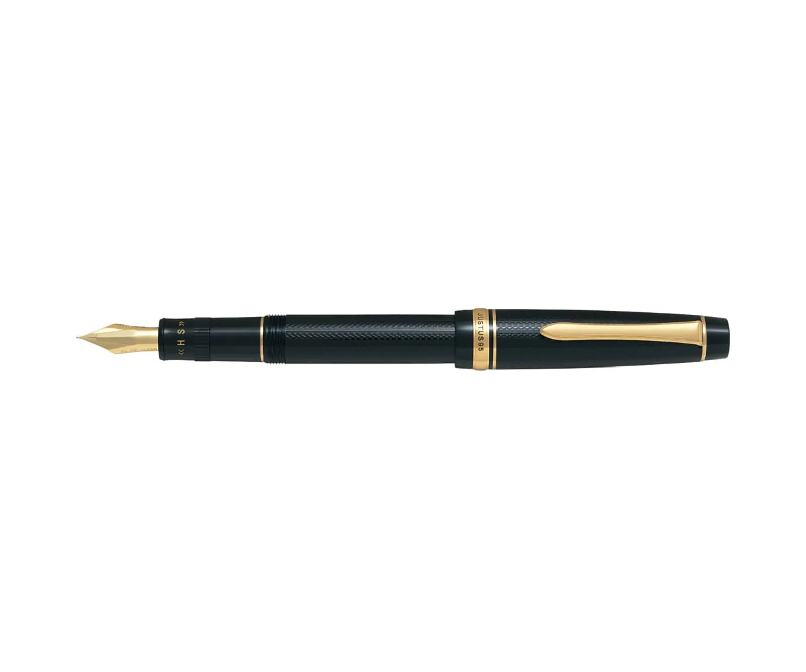 Stilou Justus 95 Pilot negru varf M penita aur 14K [3]