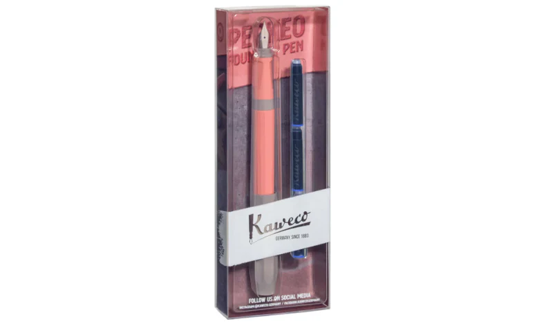 Rechizite școlare - Stilou Kaweco Perkeo Cotton Candy F set cu 3 rezerve
