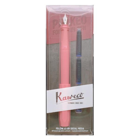 Rechizite școlare - Stilou Kaweco Perkeo Peony Blossom M set cu 3 rezerve
