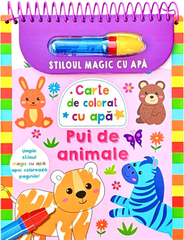 Cărți - Stiloul magic cu apa. Pui de animale