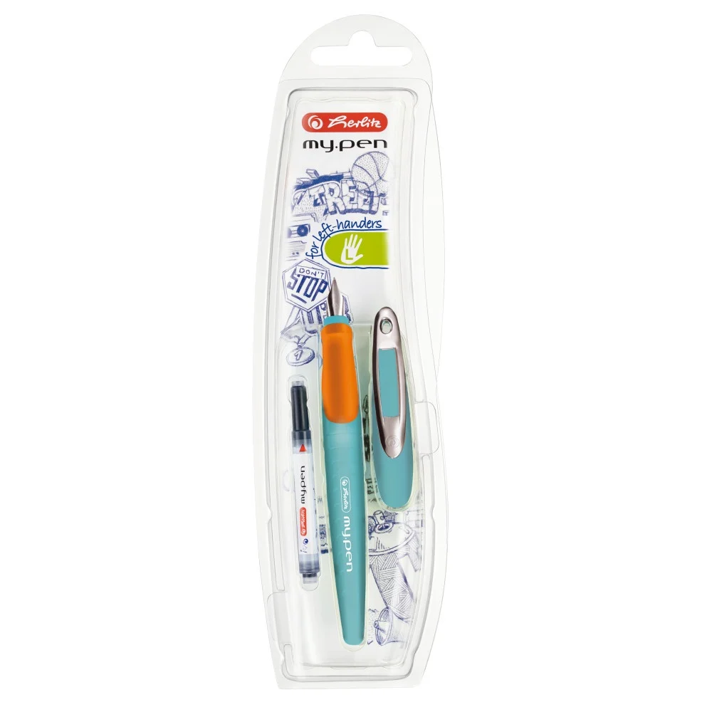 Stilou My.Pen penita L corp turcoaz/orange Herlitz [1]
