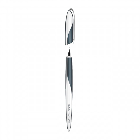 Stilou Herlitz my.pen Style caligrafie 3 penite gri 4 rezerve [1]