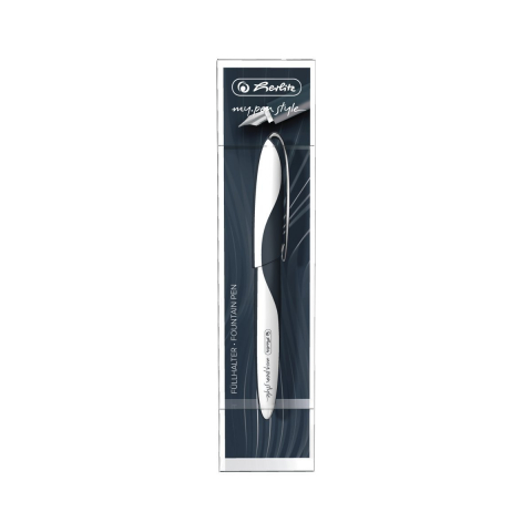Stilou Herlitz my.pen Style penita M gri blister [3]