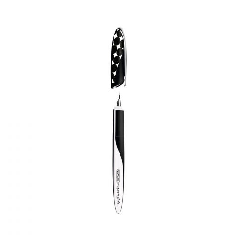 Stilou Herlitz my.pen Style penita M motiv Just Black blister [1]