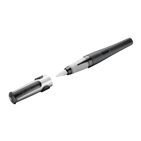 Stilouri școlare - Stilou Pelikano, penita M, grip ergonomic, motiv Dark Legend