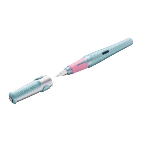 Stilouri școlare - Stilou Pelikano, penita M, grip ergonomic, motiv Magic Ocean