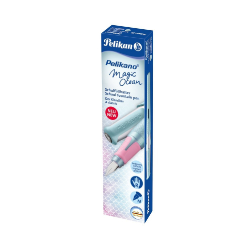 Stilou Pelikano, penita M, grip ergonomic, motiv Magic Ocean [4]