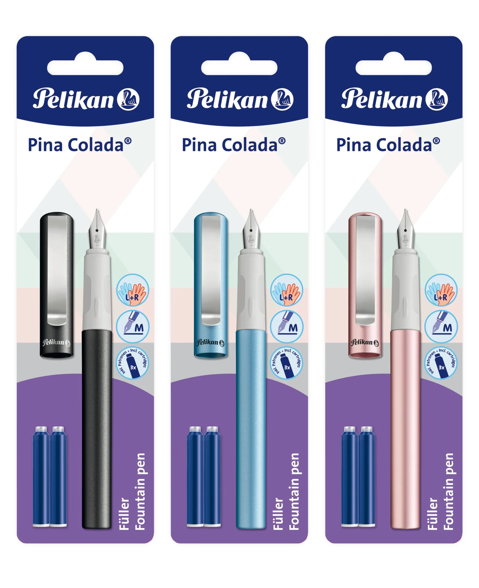 Rechizite școlare - Stilou Pina Colada Culori Asortate Penita M 822381