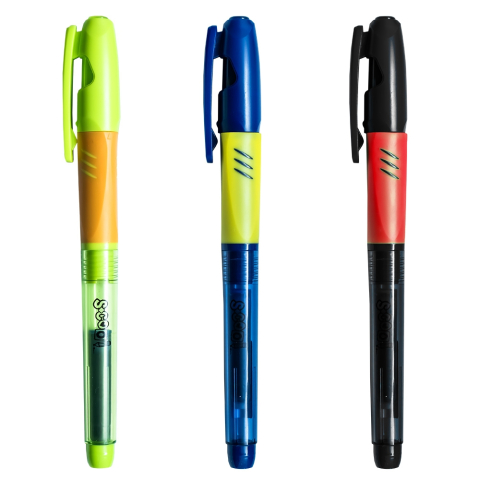 Stilou plastic cu grip S Cool Collection diverse culori [1]