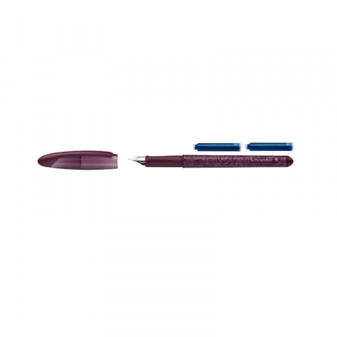 Set stilou cu roller Schneider Opus bordo 2 rezerve [2]