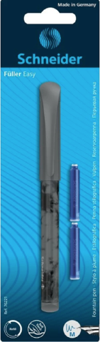 Instrumente de scris - Stilou Schneider Easy Gri cu 2 rezerve