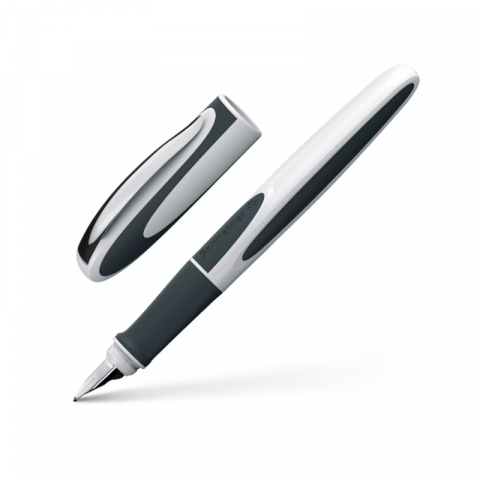 Rechizite școlare - Stilou Schneider Ray alb gri