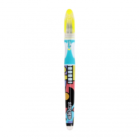 Stilou Strigo cu cerneala termosensibila si stergere 2 rezerve Pop Art [1]