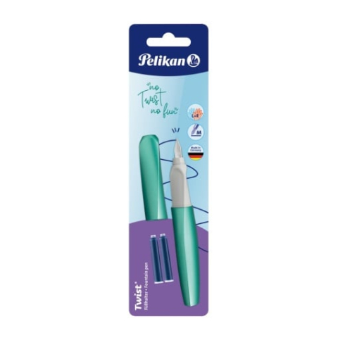Stilou Twist penita M Cold Alaska + 2 rezerve Pelikan [4]