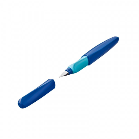 Stilou Pelikan Twist Deep Blue 2 rezerve albastre penita M [3]