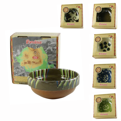 Ornamente și figurine decorative - Strachina ceramica Romania Corund 16 cm modele diferite