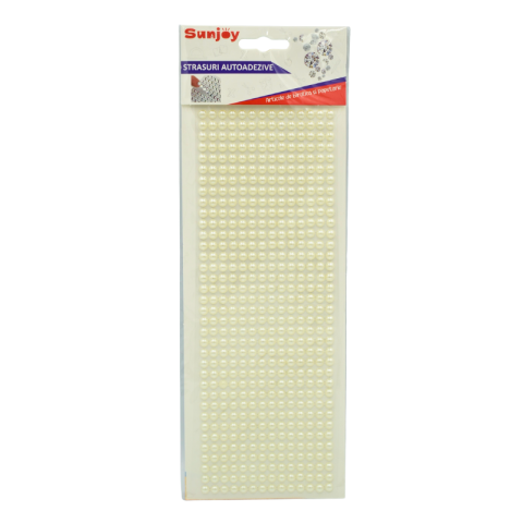Accesorii craft - Strasuri autoadezive perle albe Sunjoy