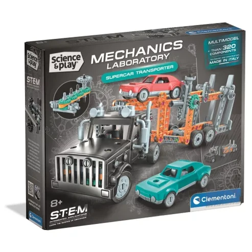 Jucării și jocuri - Set de constructie Supercar Transporter 320+ piese