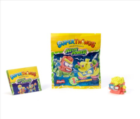 Set revista si figurina SuperThings Neon Power [1]